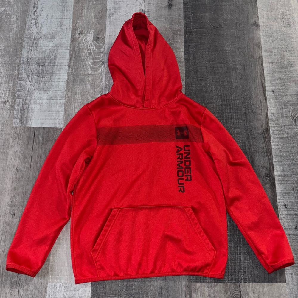 🍓Under Armour Kids Bold Red Hoodie